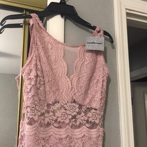 Charlotte Russe dress ( baby pink)